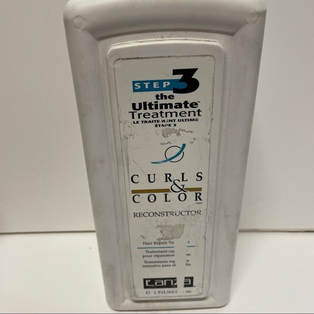 Lanza Curls & Color Step 3 Ultimate Treatment Recontructor 1.91 L HTF - Picture 2 of 3